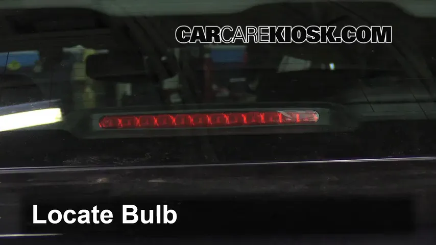 2010 Buick LaCrosse CXL 3.0L V6 Luces Luz de freno central (reemplazar foco)